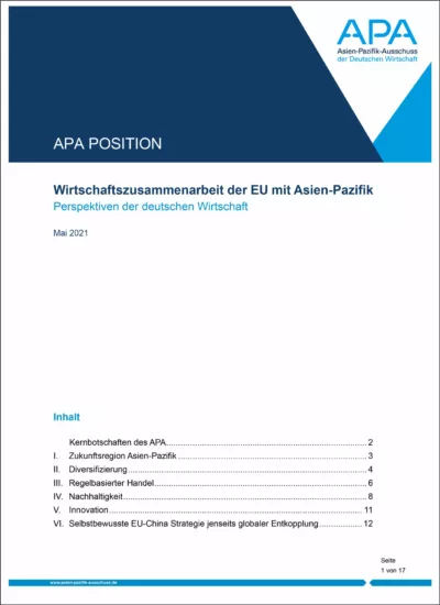 Mit Klick können Sie das PDF öffnen. Screenshot des Positionspapiers